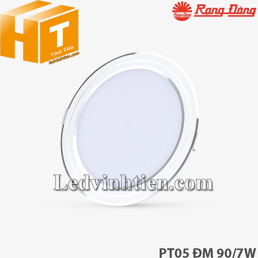 Đèn led panel tròn đổi màu 90/7W giá rẻ, siêu sáng