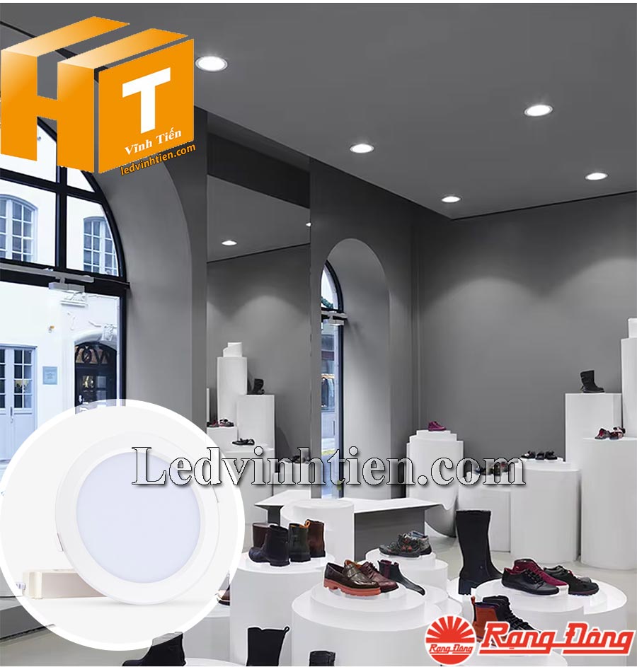 Đèn led panel tròn 135/12W PT04 dùng chiếu sáng nhà phố, văn phòng, shop thời trang, phòng ngủ, phòng khách