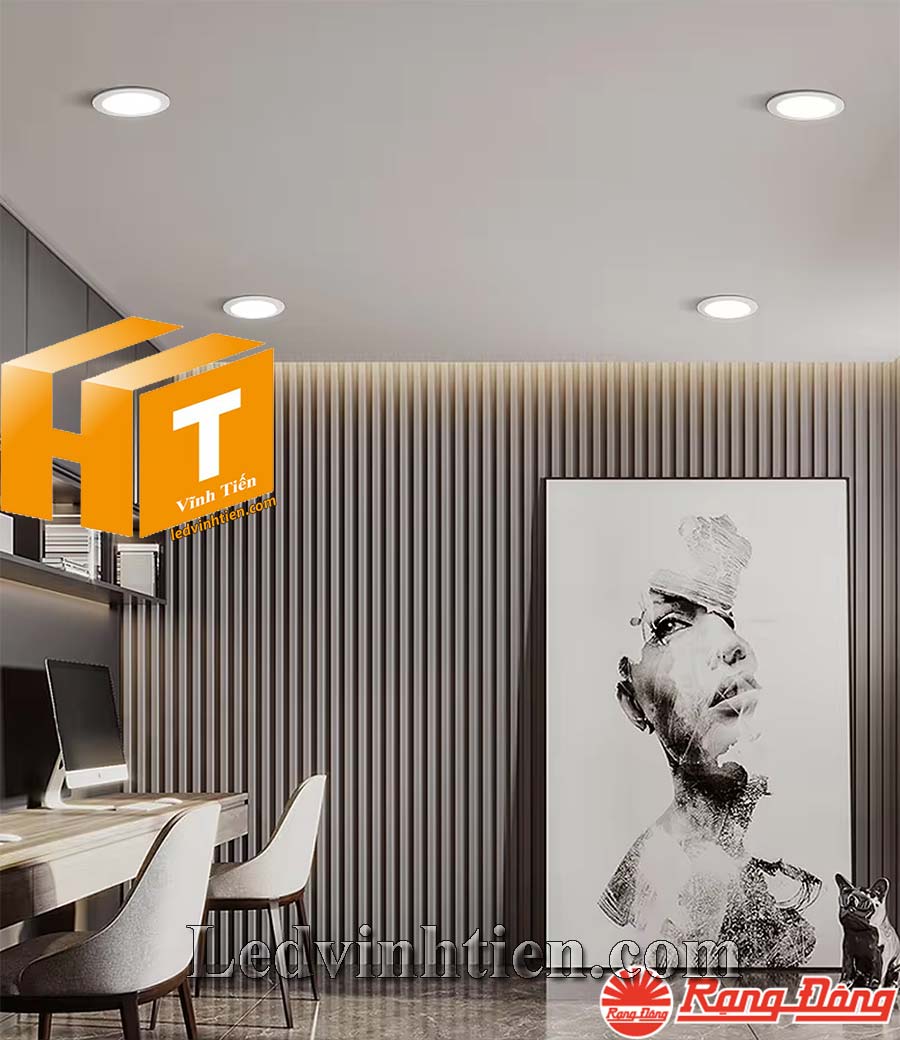 Đèn led panel tròn 135/9W PT04 dùn chiếu sán văn phòng, nhà phố