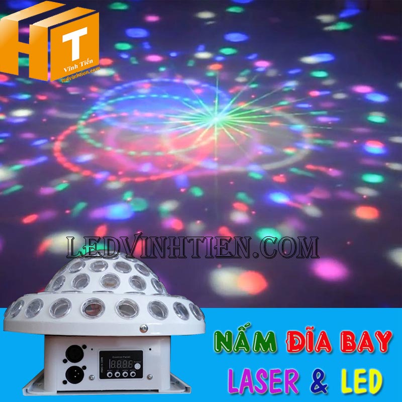 Đèn nấm laser đĩa bay chính hãng Vĩnh Tiến