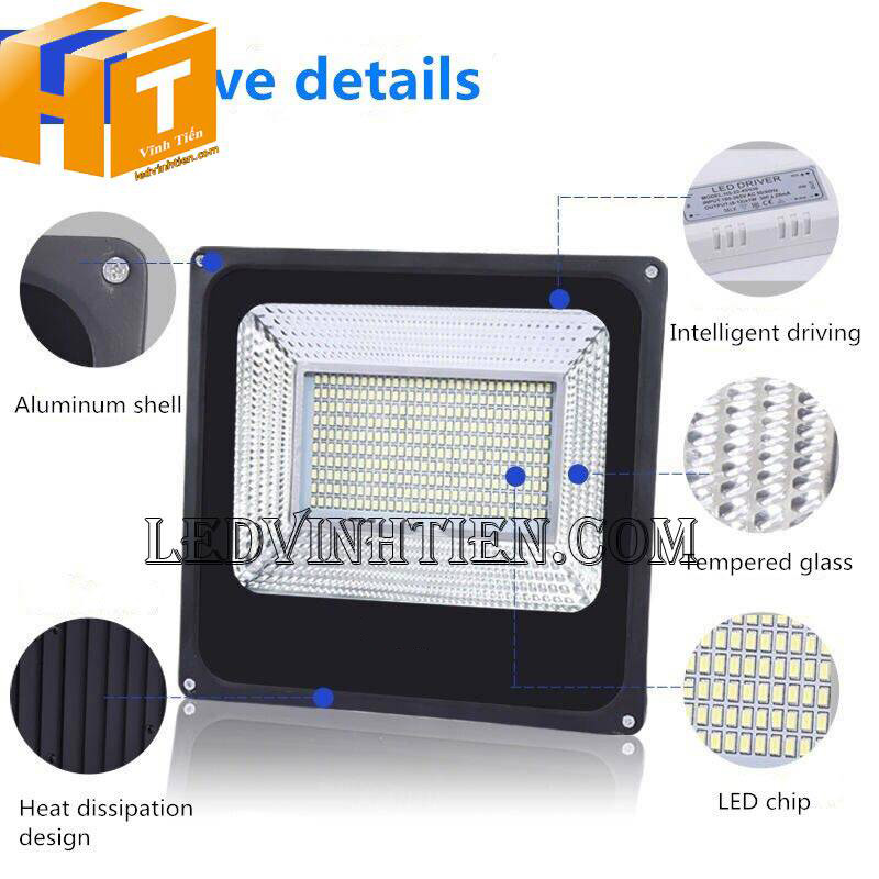 Đèn pha led kim cương 150w loại tốt, giá rẻ