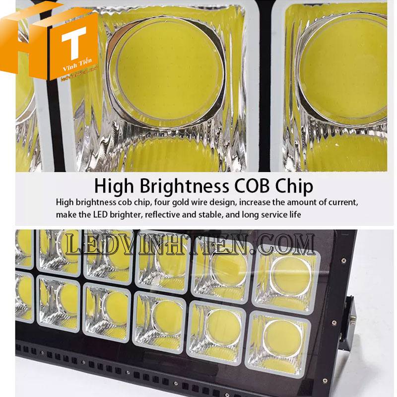 Đèn pha led COB 600w chính hãng Vĩnh Tiến