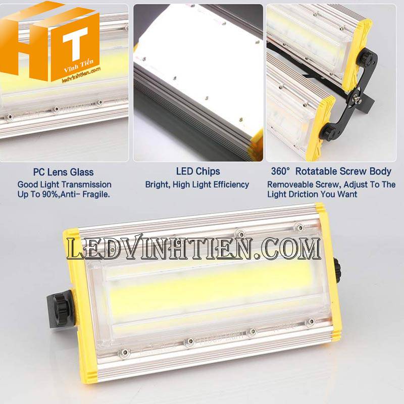 Báo giá đèn pha COB ngoài trời 100w
