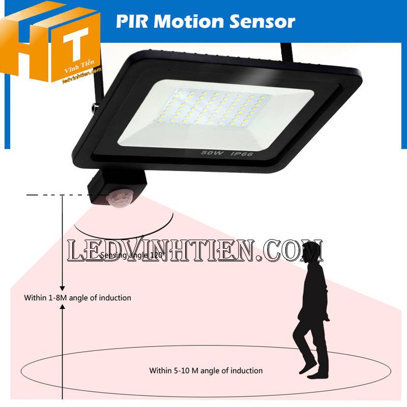 100w sensor led floodlight