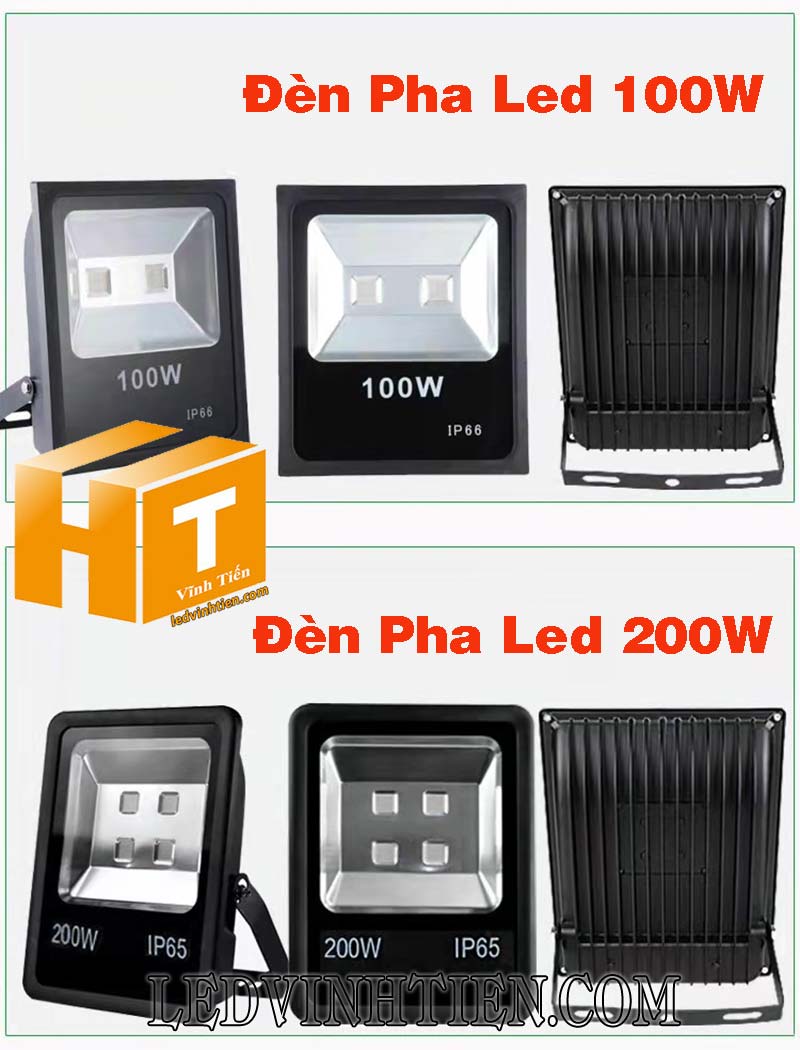 Đèn led pha 100W loại tốt dùng ngoài trời