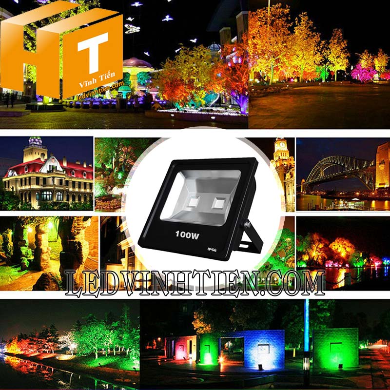 100w RGB led flood light