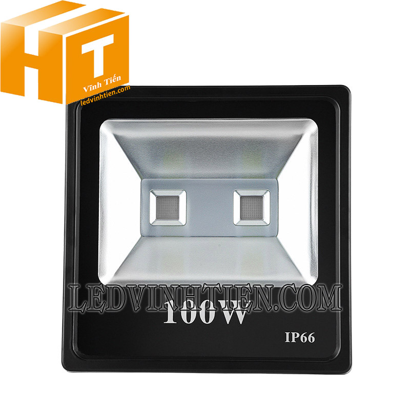 Đèn led pha rgb, siêu mỏng, 100w chính hãng Vĩnh Tiến