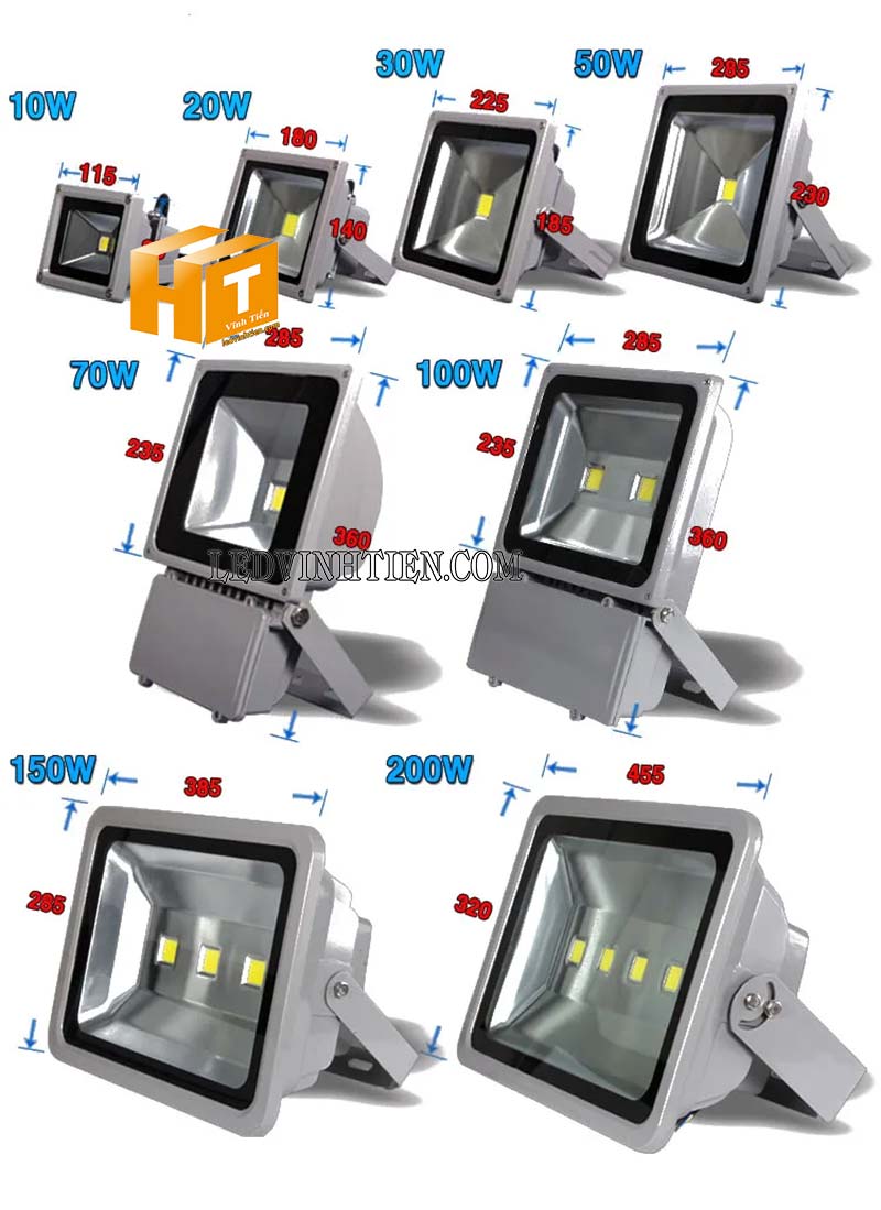 Đèn pha led chiếu sáng bảng quảng cáo ngoài trời