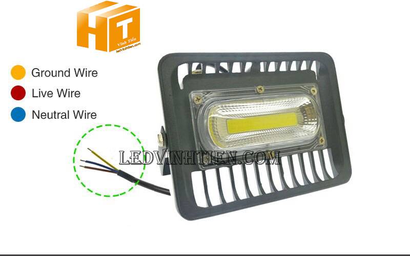 Đèn pha led xương cá 50w loại tốt