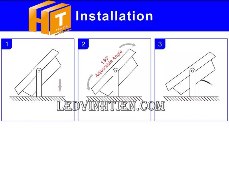 Nơi cung cấp đèn pha đổi màu 50w tại Phú Yên