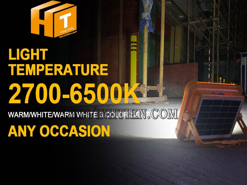 Đèn pha sạc tích điện - Khẩn cấp 100w