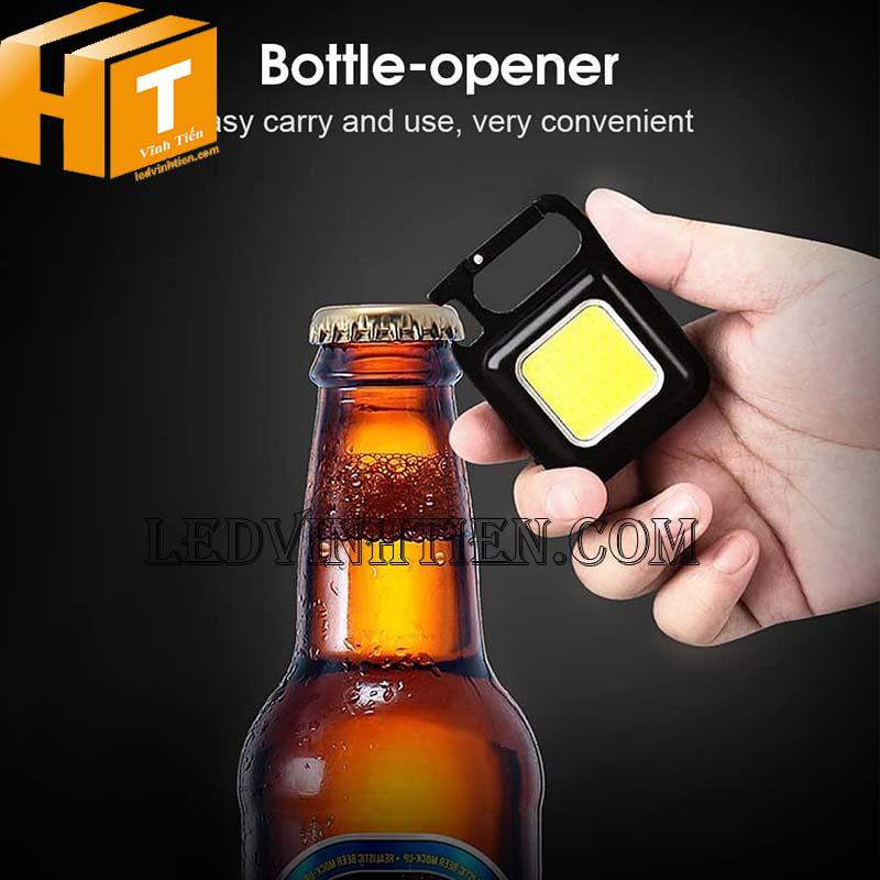 Đèn pin móc khóa siêu sáng, tự vệ