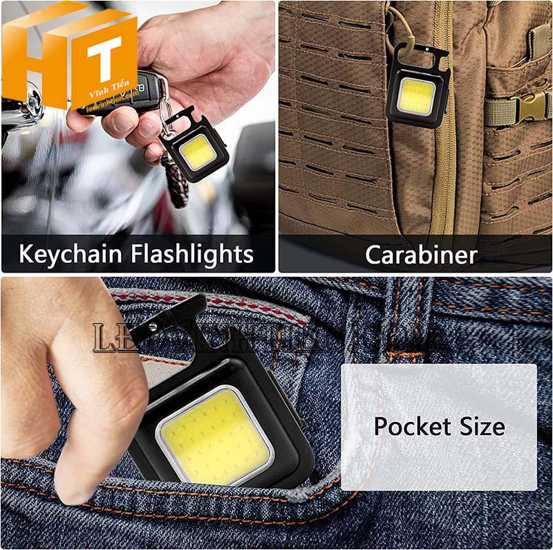 Led móc khoá COB siêu sáng, loại tốt