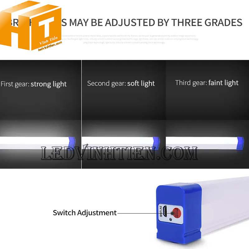 Bóng tuýp led tích điện 17cm chất lượng cao - Vĩnh Tiến