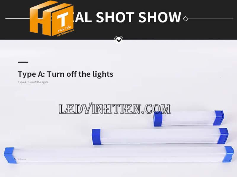 Bóng tuýp led tích điện 17cm