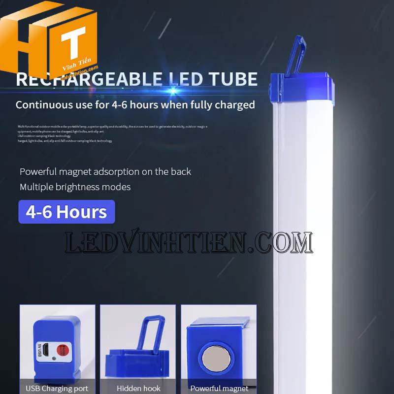 Bóng đèn tuýp tích điện 20W