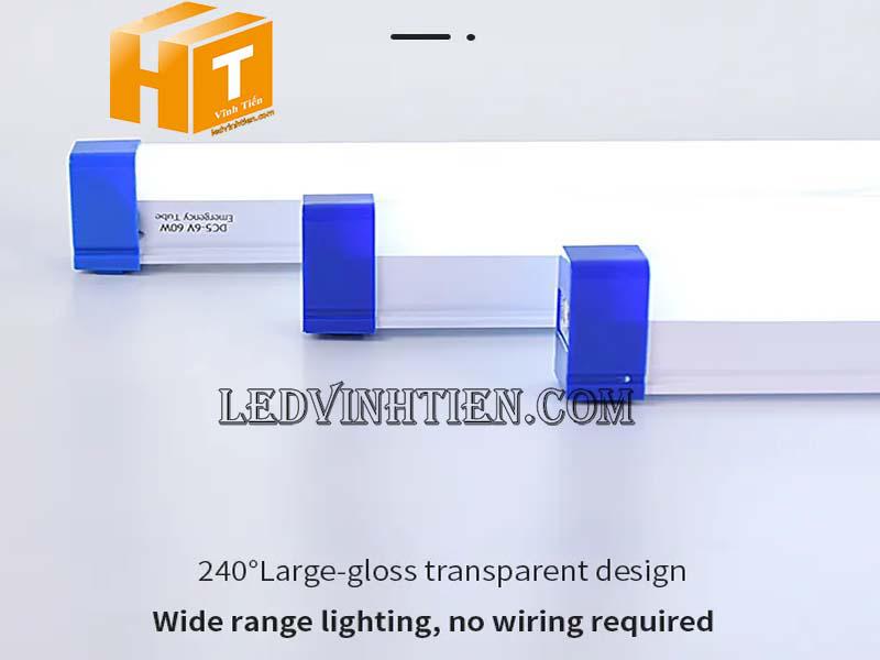 Bóng đèn tuýp led sạc tích điện 40w