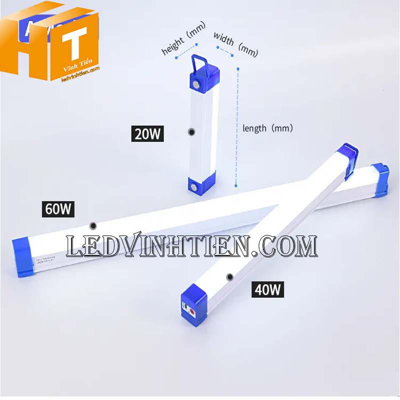 Bóng tuýp led tích điện 52cm chất lượng cao - Vĩnh Tiến
