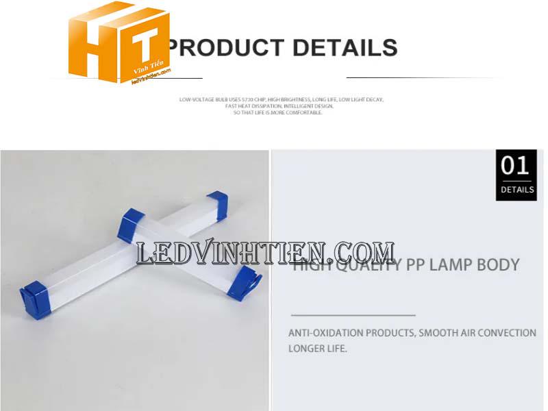 Đèn tuýp tích điện 60w, giá tốt 2023 - Vĩnh Tiến