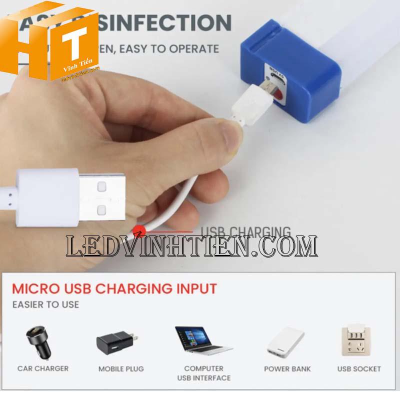 Bóng đèn tuýp tích điện 60w