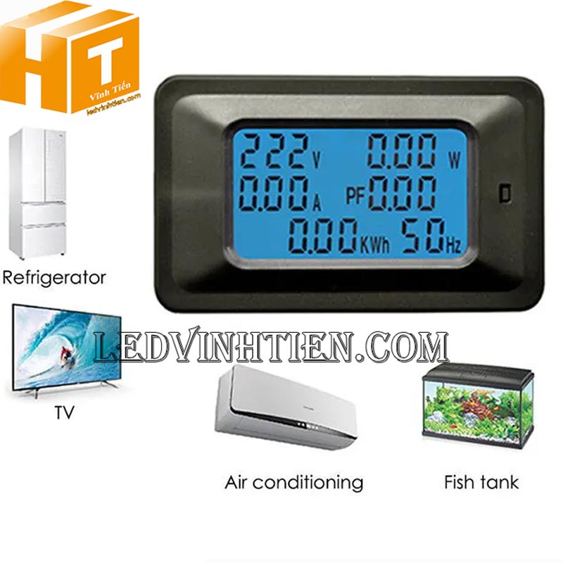 Công tơ điện tử 100a 6 thông số