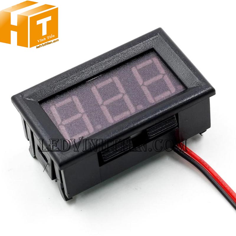 Đồng hồ led báo vôn (volt) DC - Đo điện áp 1 chiều 