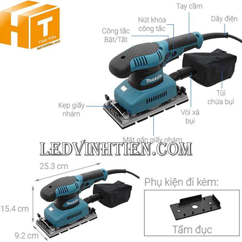 Máy chà nhám Makita BO3710 