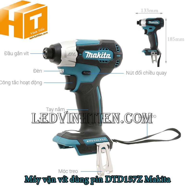 Máy vặn vít dùng pin Makita chính hãng