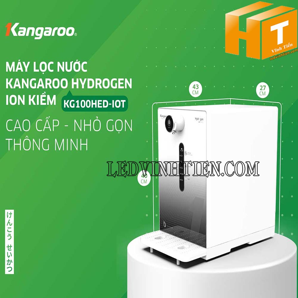 Máy lọc nước Kangaroo Hydrogen ion kiềm KG100HED-IOT