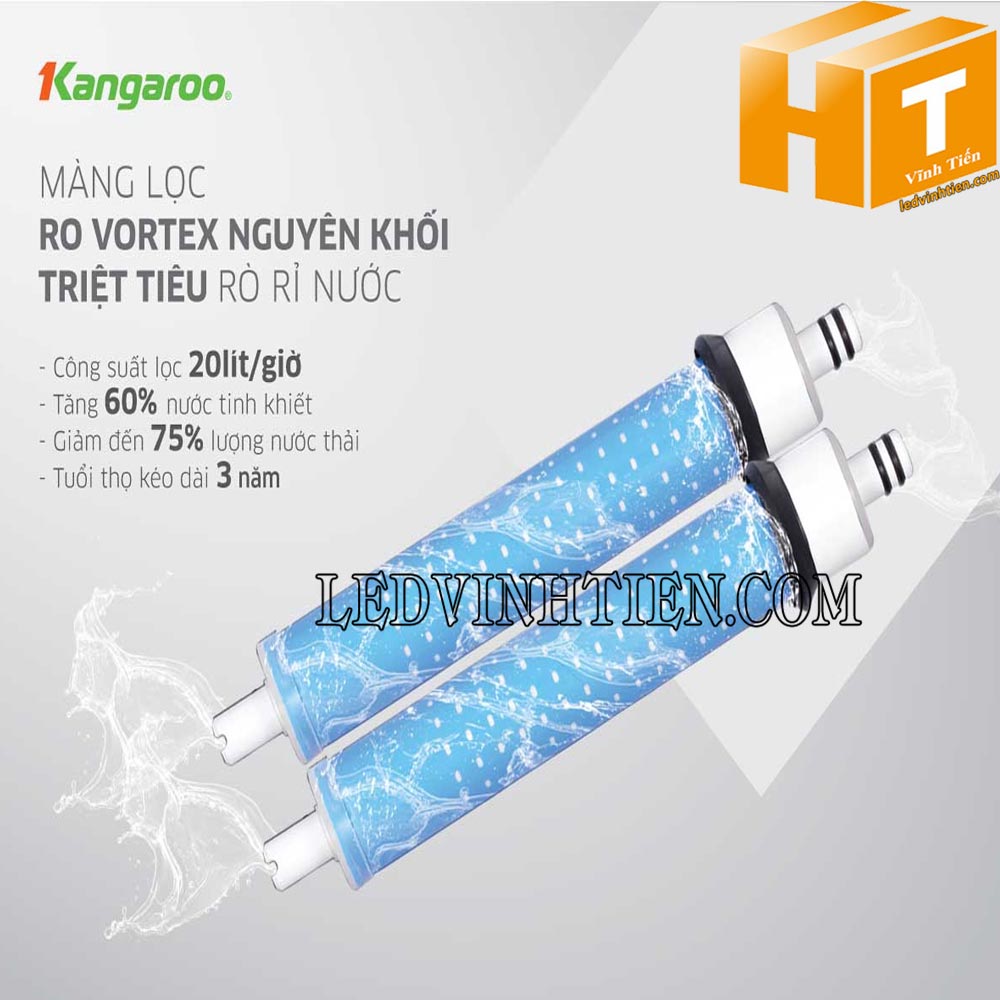 Máy lọc nước Kangaroo Slim KG10A7S - 3 chức năng nóng, lạnh, hydrogen