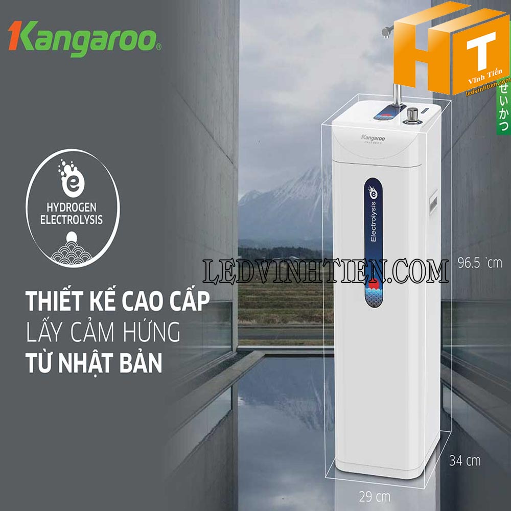 Máy lọc nước nóng lạnh Kangaroo Hydrogen KG10A8ES