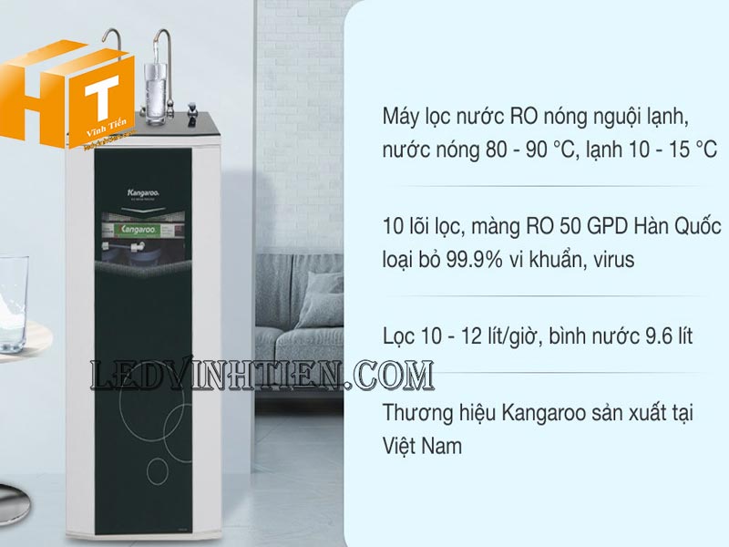 Máy lọc nước Kangaroo KG10A3 - 10 lõi lọc (2 vòi Nóng - Lạnh)