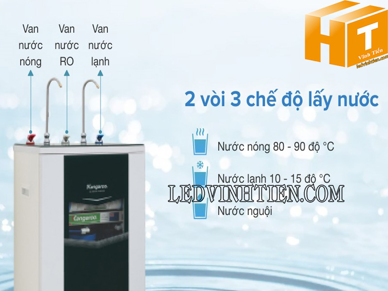 Máy lọc nước Kangaroo KG10A3, 10 lõi, Nóng - RO - Lạnh