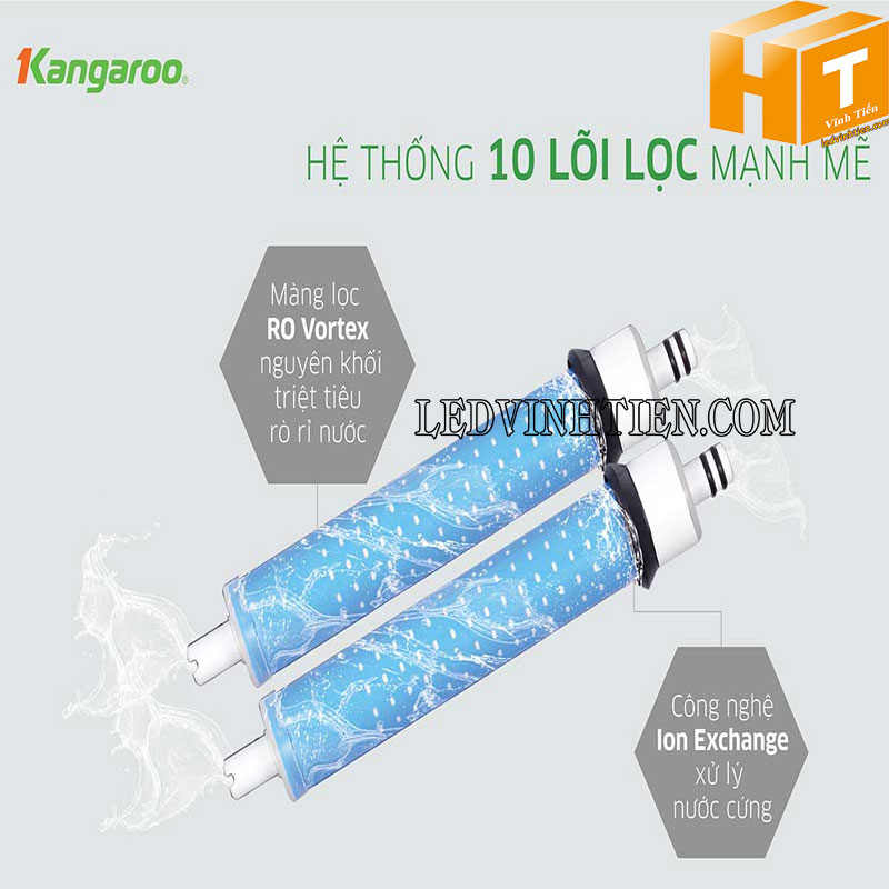 Mua máy lọc nước Kangaroo Infinity nóng lạnh KG10A2I tại Phú Yên