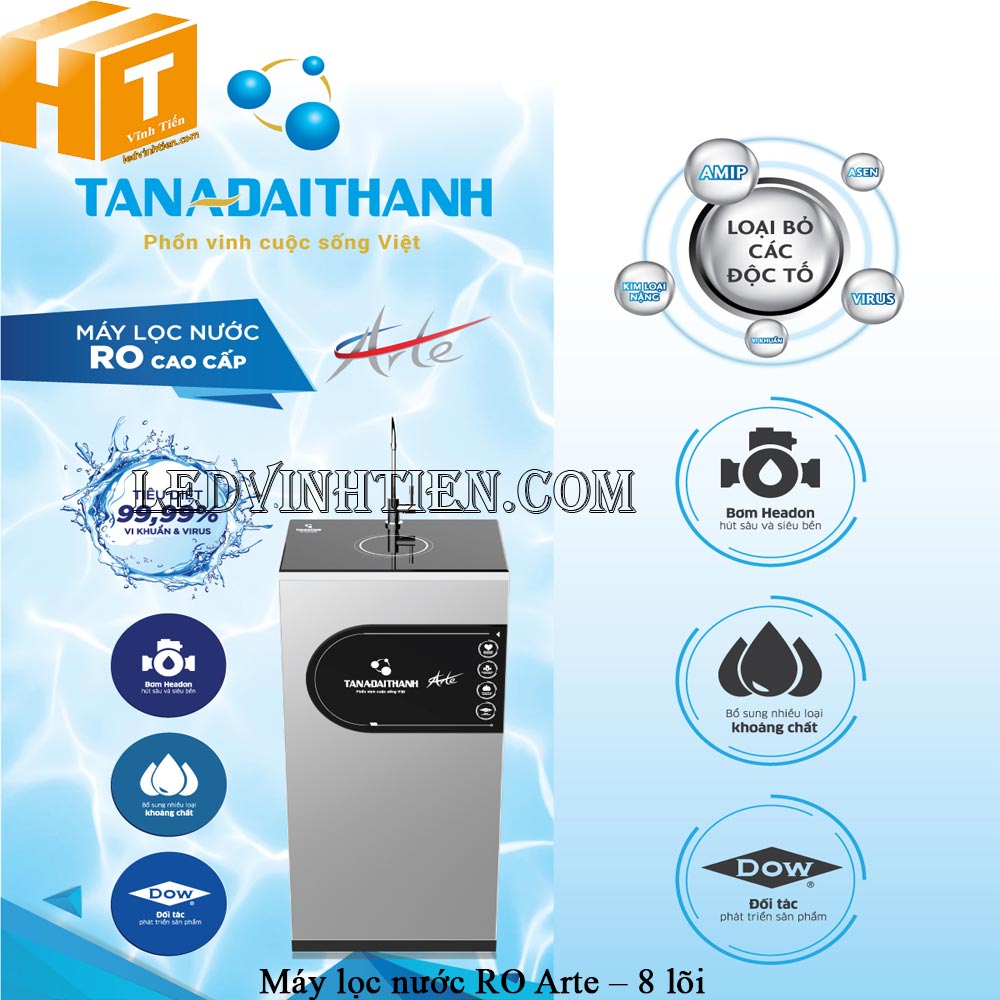 Máy lọc nước RO Tân Á Đại Thành Arte-9 lõi