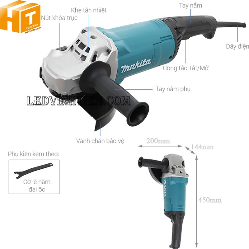 Máy mài góc GA7060 chính hãng Makita