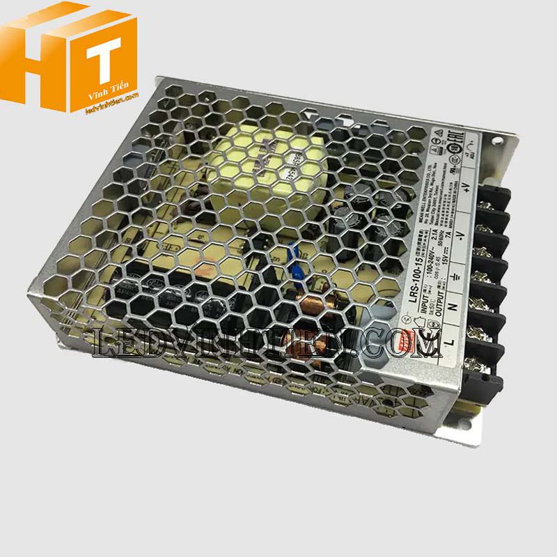 LRS-100-15 - Nguồn một chiều Meanwell 105W-15VDC