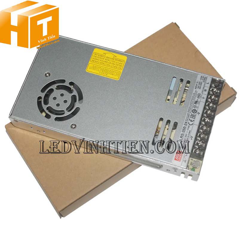 Phân phối nguồn tổ ong Mean Well 24VDC 14.6A LRS-350-24 tại Phú Yên