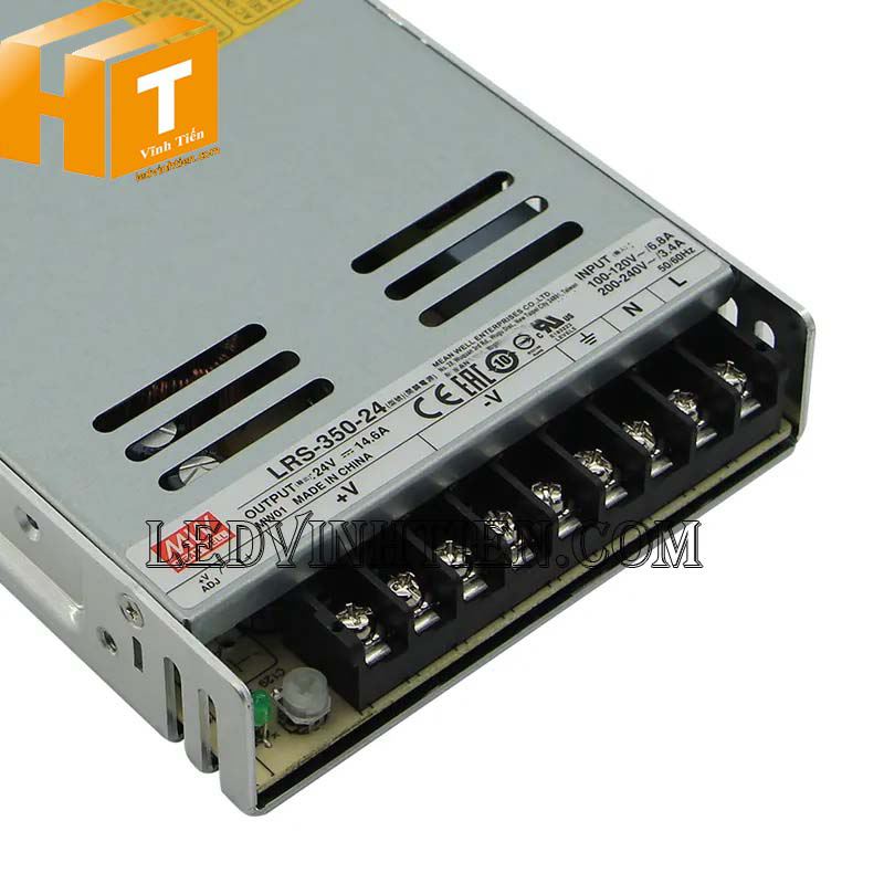 Mua nguồn điện Mean Well 24VDC 14.6A LRS-350-24 tại Phú Yên