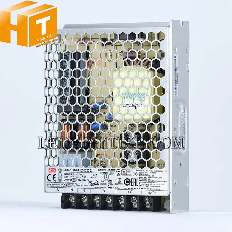 Mua nguồn điện Mean Well 24VDC 4.5A LRS-100-24 tại Phú Yên