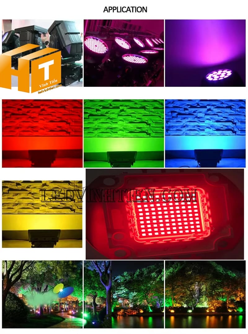 Chip led 100W màu đỏ siêu sáng
