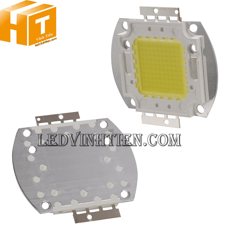 Chip đèn pha 100W ánh sáng 6500K