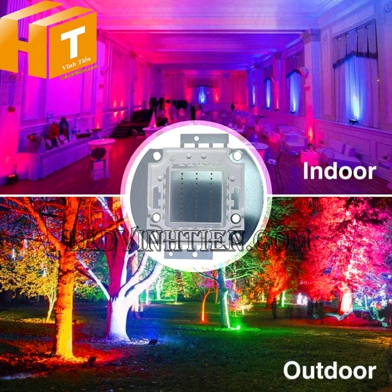 Chip led 30W ánh sáng đỏ trang trí cảnh quan trong nhà và ngoài trời