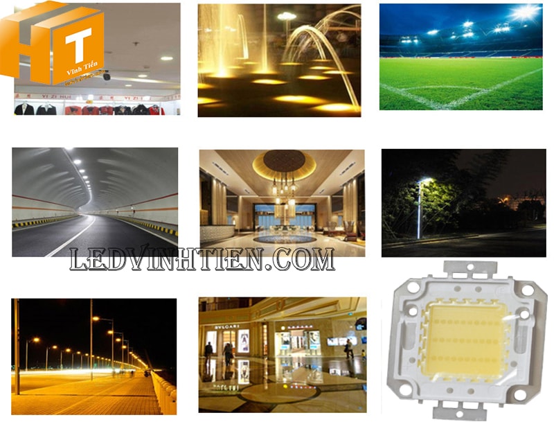 Chip đèn pha led 30W màu trung tính