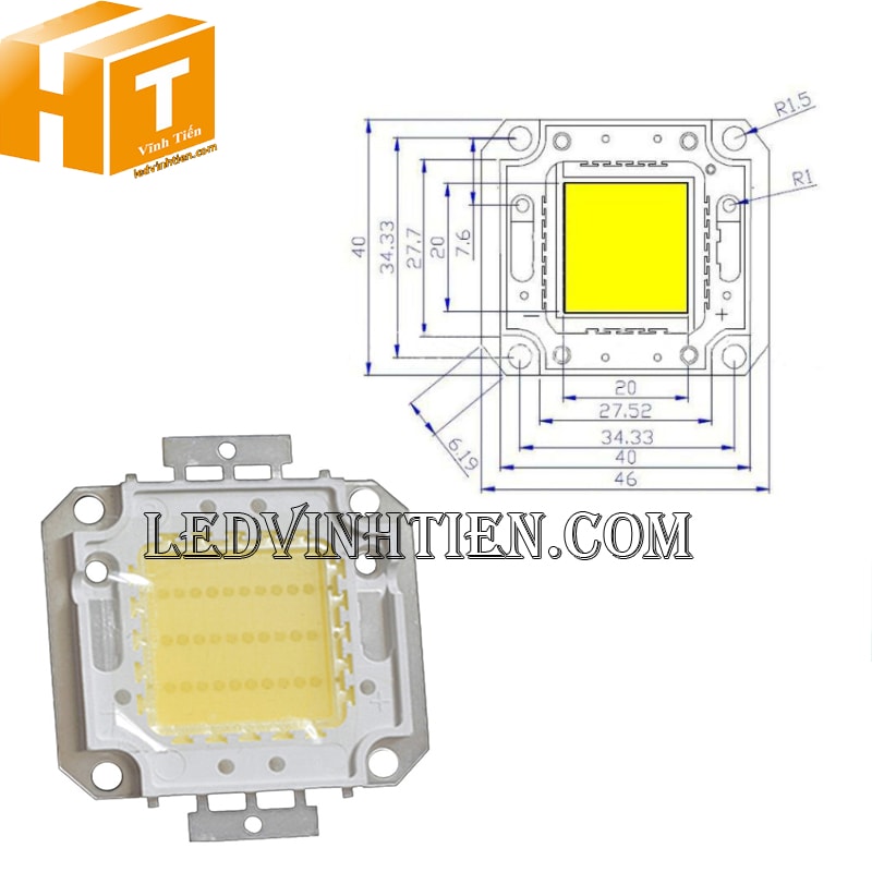 Chip led 30W ánh sáng trung tính