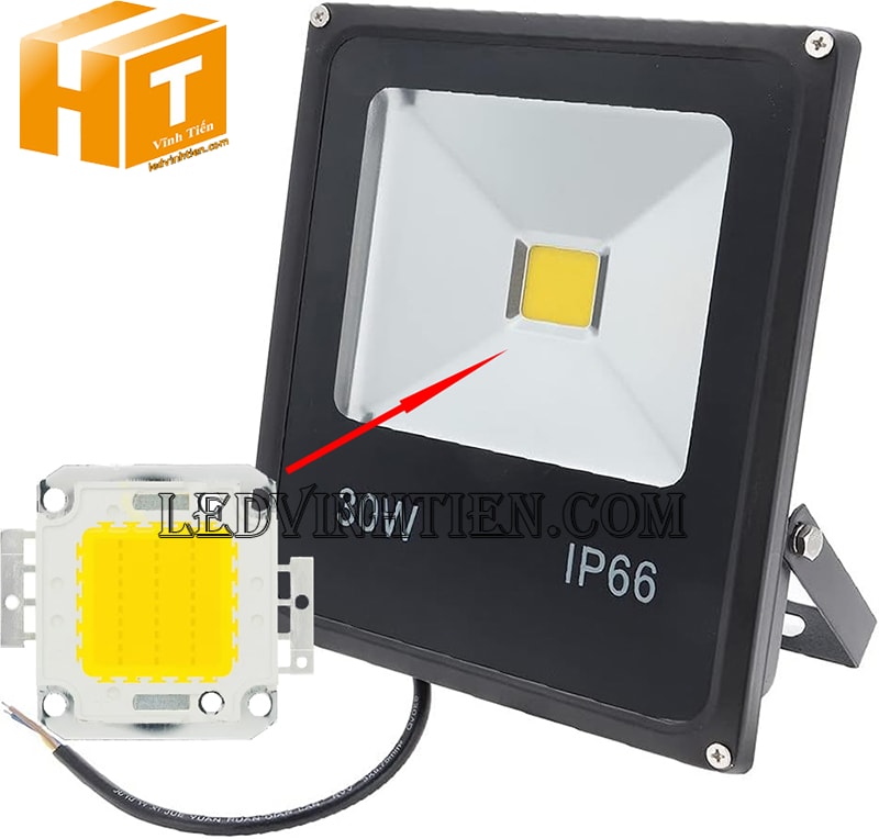 Tim đèn pha 30w màu vàng chất lượng