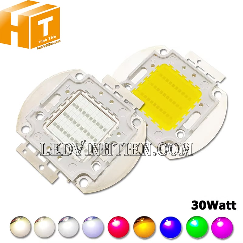 Chip đèn led 30W màu xanh dương