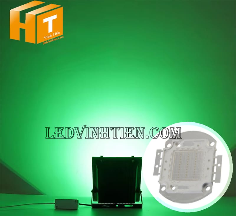 Tim đèn pha 30w xanh lá siêu sáng