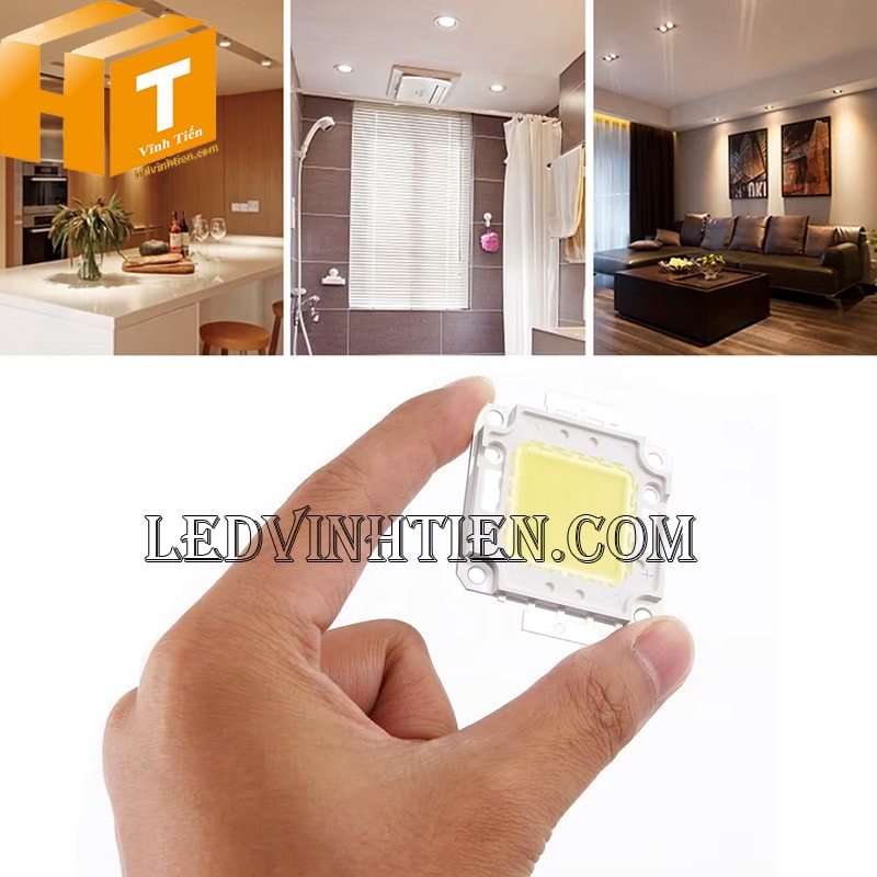 Chip đèn pha led 50W màu vàng loại tốt