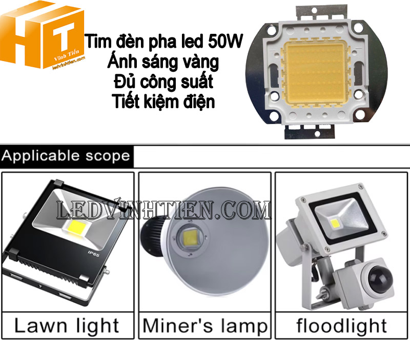 Chip led 50W ánh sáng 3000K